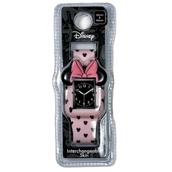 Disney Minnie Mouse Interchangeable Skin Band Case for Apple Watch 38mm/40mm - Picture 2 of 4